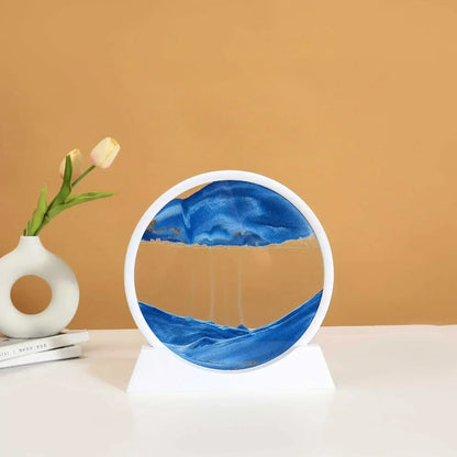 Kinetic Sand Picture Hourglass Dynamic Liquid Sand Art Gift