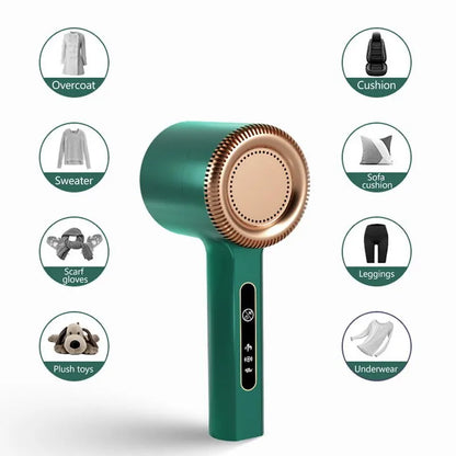 Electric Clothes Shaver with Stainless Steel Blades and Fast Charging