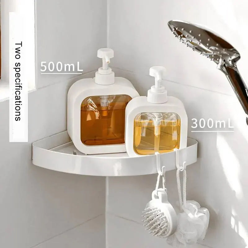Transparent Pump Bottle with Detachable Shell for Easy Cleaning