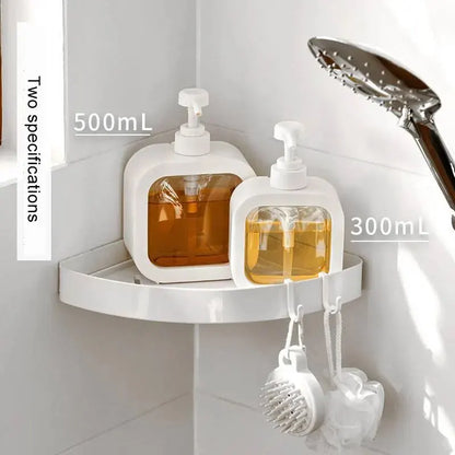 Transparent Pump Bottle with Detachable Shell for Easy Cleaning