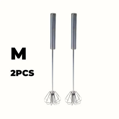 Stainless Steel Semi-Automatic Egg Beater for Easy Mixing and Whisking