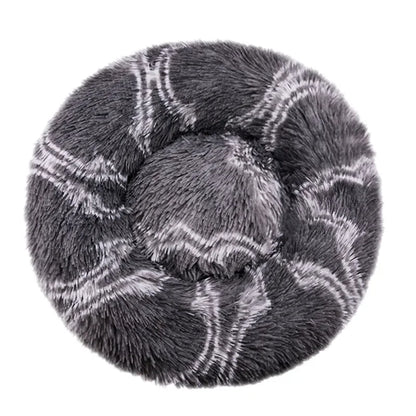 Round Pet Bed for Dogs and Cats Soft Plush