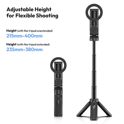3-in-1 Wireless Phone Tripod Grip with MagSafe Mount and Remote