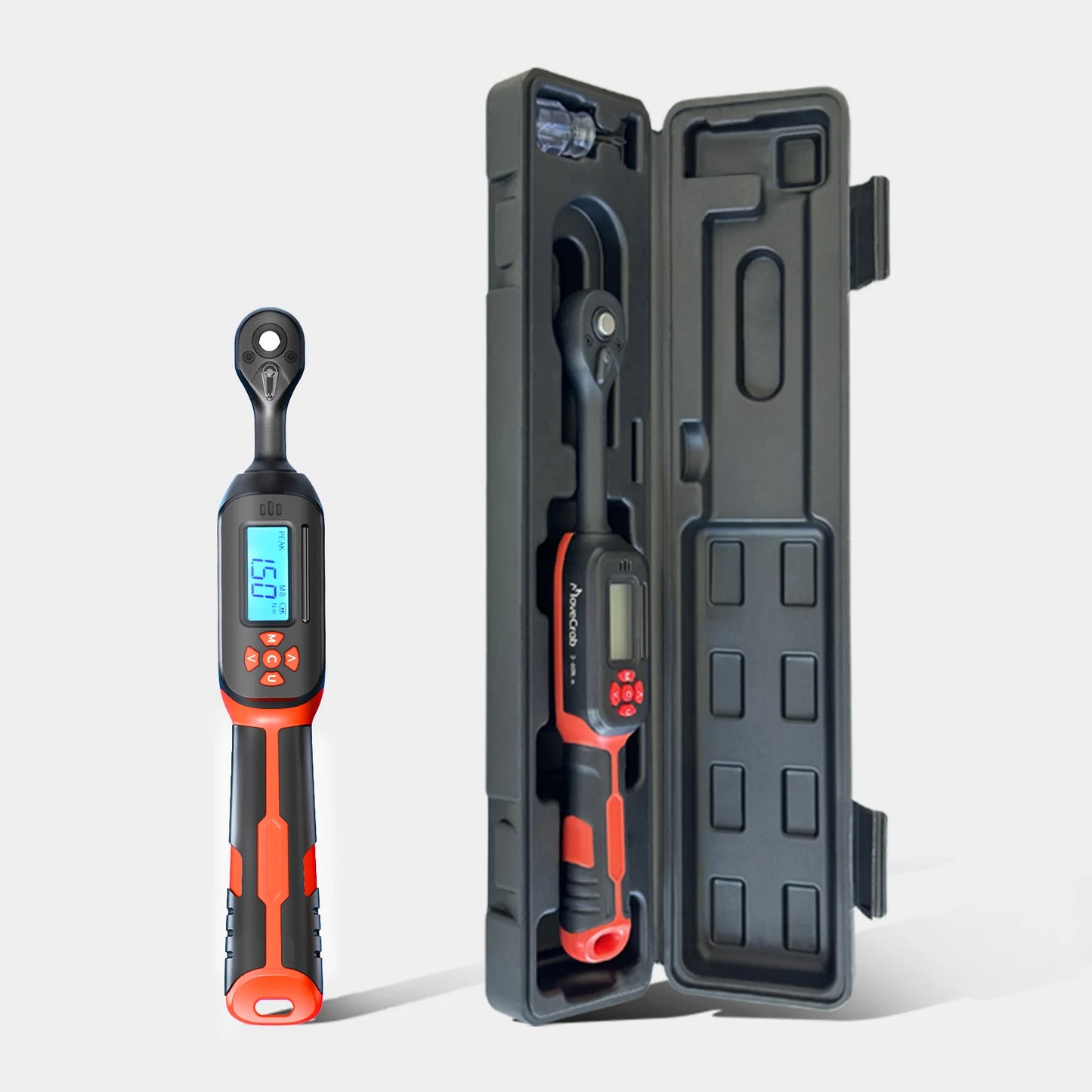 High Precision Digital Torque Wrench 1–340Nm for Automotive and Bike Repair Preset, LED, and Audible Alerts