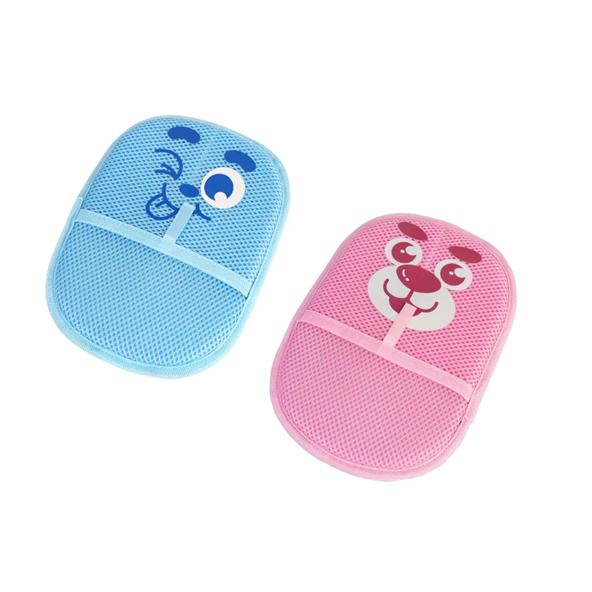 Pet Hair Remover Glove for Cats and Dogs with Grooming Brush