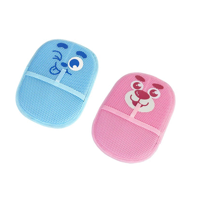 Pet Hair Remover Glove for Cats and Dogs with Grooming Brush