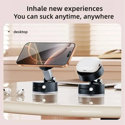 Double-Sided Magnetic Suction Phone Mount with Vacuum Grip