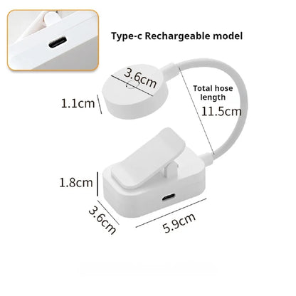 Portable Foldable Book Light for Bedtime Reading with 360° Gooseneck