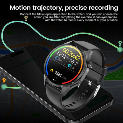 Smart Watch with 1.52" AMOLED Screen, Wireless Charging and Fitness Tracking