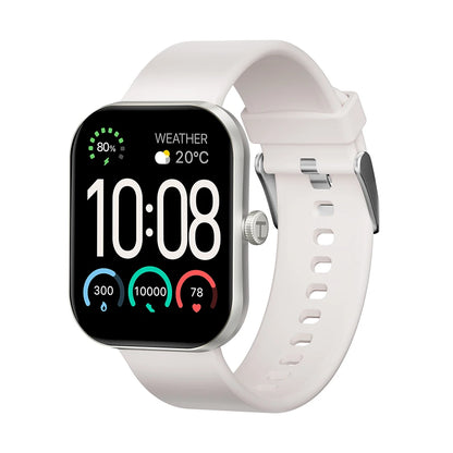 2.01" HD Display Fitness Smartwatch with Voice Assistant and IP68 Waterproof