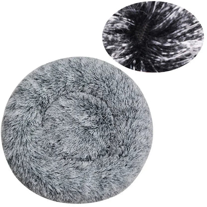 Round Pet Bed for Dogs and Cats Soft Plush