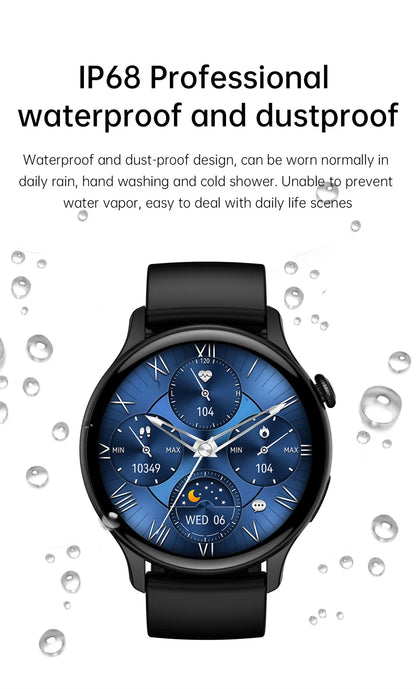 Women’s Sports Smartwatch with 1.43 in AMOLED Screen and Wellness Features