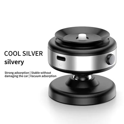 Double-Sided Magnetic Phone Holder with Suction Cup and 360° Rotation