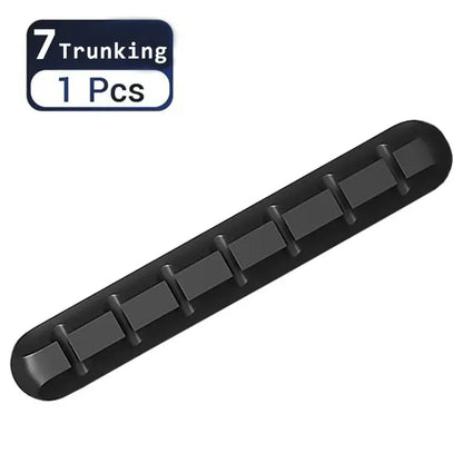 Multi-Slot Cord Manager for USB, Headset and Power Cables