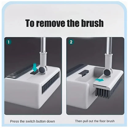3-in-1 Folding Broom and Dustpan Set for Multi-Surface Cleaning
