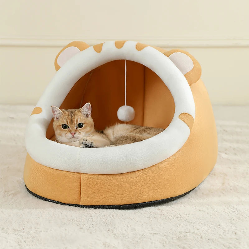 Warm Cat Bed and Pet House for Cats and Small Dogs