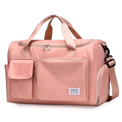 Lightweight Overnight Bag for Women with Dry-Wet Separation and 35L Capacity