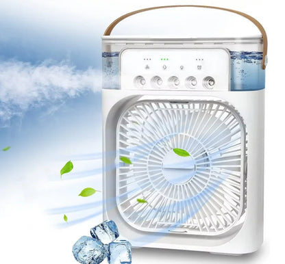 Portable 3-in-1 Air Cooler with LED Night Light and Humidifier