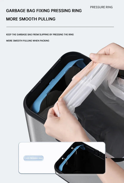 Automatic Sensor Bin 20L Stainless Steel Smart Trash Can