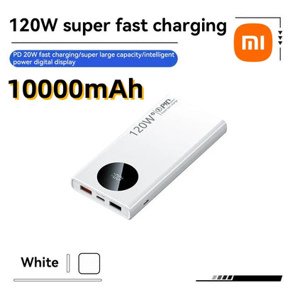120W 50000mAh Portable Power Bank with Super Fast Charging and LED Display