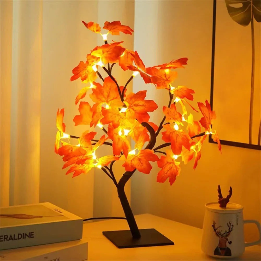 USB Rose Tree Light 3D Floral Lamp for Christmas, Wedding or Bedroom