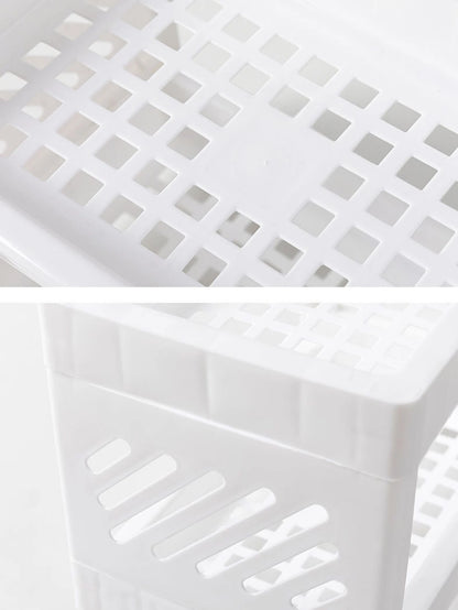 Double Layer Desktop Storage Rack for Office, Cosmetics and Stationery