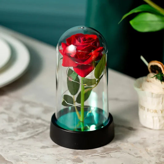 LED Eternal Flower Decoration Rose Home Decor