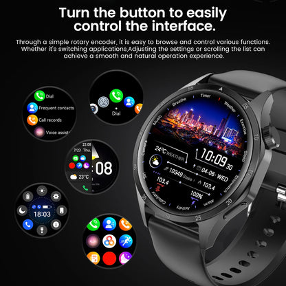 Smart Watch with 1.52" AMOLED Screen, Wireless Charging and Fitness Tracking