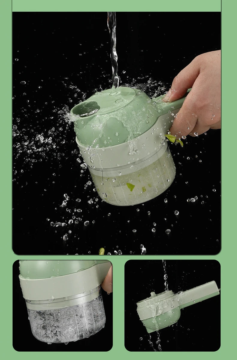 Wireless Food Cutter Set for Vegetables, Fruits and Meat – USB Rechargeable