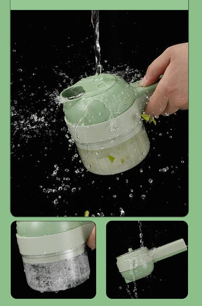 Wireless Food Cutter Set for Vegetables, Fruits and Meat – USB Rechargeable