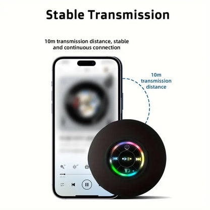 Portable Shower Speaker with Mic, Subwoofer Sound and Bluetooth 5.0