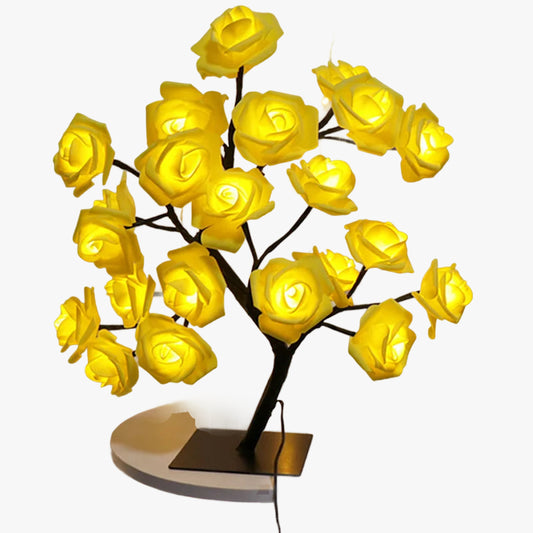 LED Rose Tree Table Lamp USB Fairy Light for Home Decor