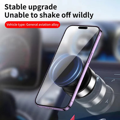 Double-Sided Magnetic Phone Holder with Suction Cup and 360° Rotation