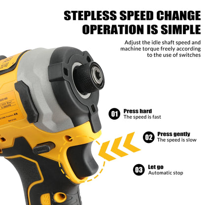 DEWALT Cordless Impact Driver with Brushless Motor and High Torque