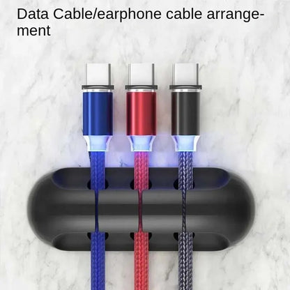 Multi-Slot Cord Manager for USB, Headset and Power Cables