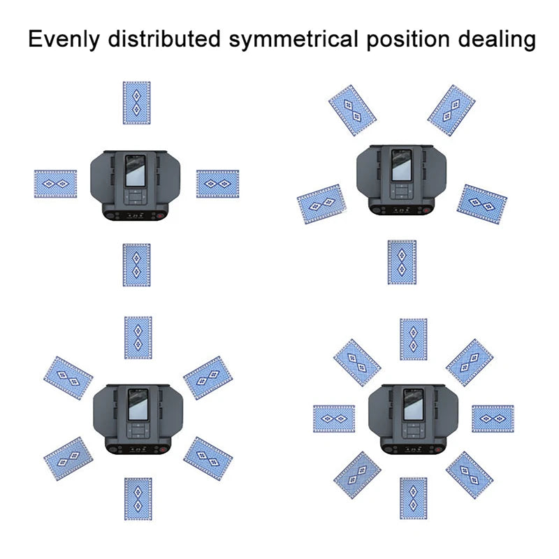 Fully Automatic Card Dealing Machine with OLED Display and 5200mAh Battery