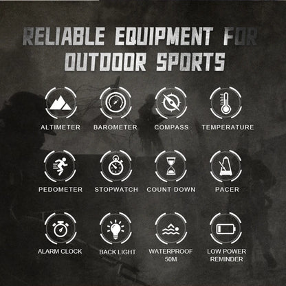 Men’s Waterproof Digital Sport Watch for Running, Swimming and Hiking Functions