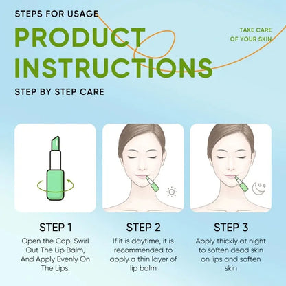 Lip Aloe Balm for Dry Lips Nourishing, Hydrating & Repairing Care