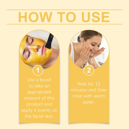 Vitamin C & Turmeric Exfoliating Facial Mask for Deep Pore Cleansing