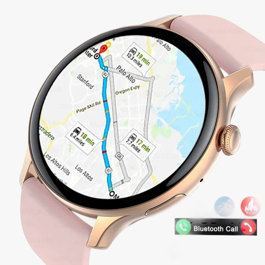 Women’s Sports Smartwatch with 1.43 in AMOLED Screen and Wellness Features