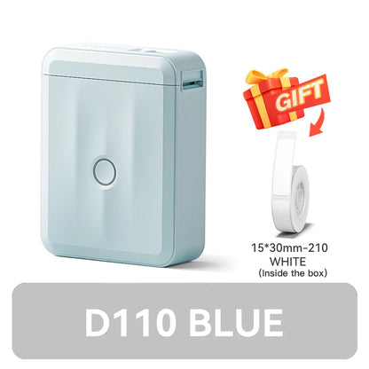 Portable NIIMBOT D110 Label Maker with Tape and App Support