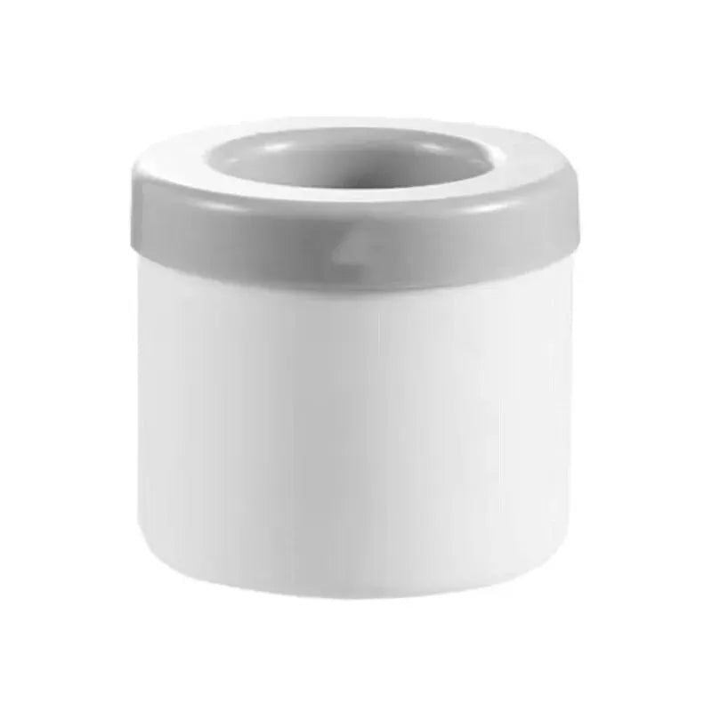 Silicone Round Ice Cube Mold with Compact Ice Bucket for Home and Bar Use