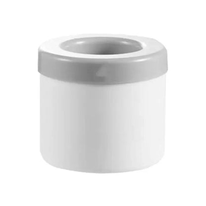 Silicone Round Ice Cube Mold with Compact Ice Bucket for Home and Bar Use