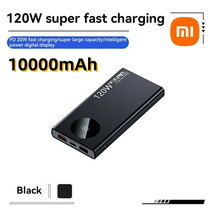 120W 50000mAh Portable Power Bank with Super Fast Charging and LED Display
