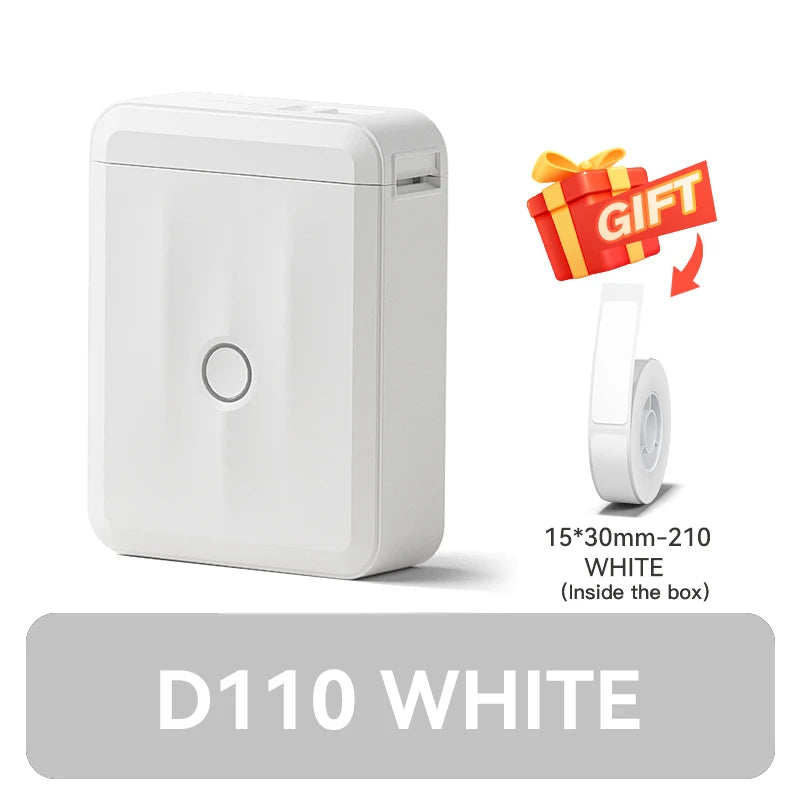 Portable NIIMBOT D110 Label Maker with Tape and App Support