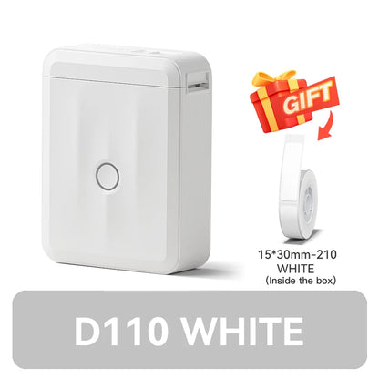 Portable NIIMBOT D110 Label Maker with Tape and App Support