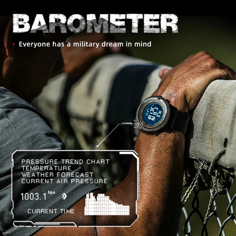 Men’s Waterproof Digital Sport Watch for Running, Swimming and Hiking Functions