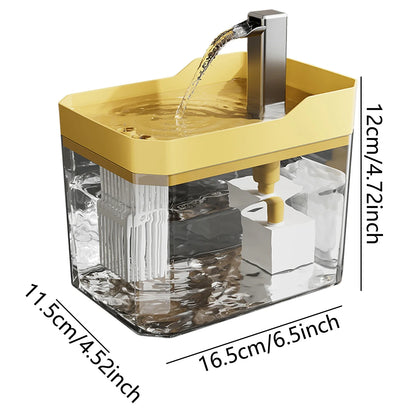 Automatic Cat Water Fountain with Filter and USB Pump – 1.5L Capacity