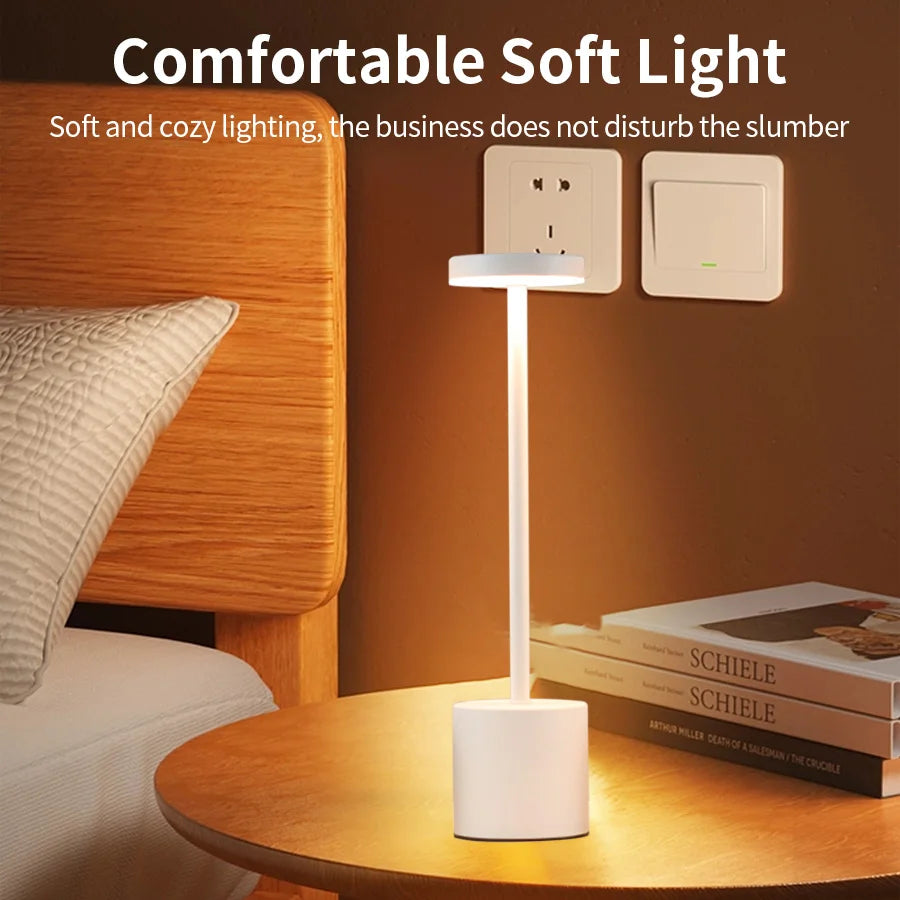 Classic LED Desk Lamp with 3 Colour Modes and Rechargeable Battery
