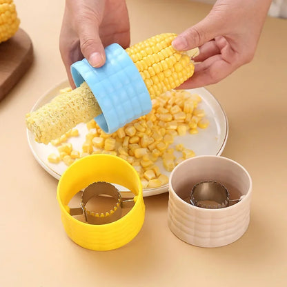 Compact Rotary Corn Thresher Tool for Fast and Clean Kernel Removal